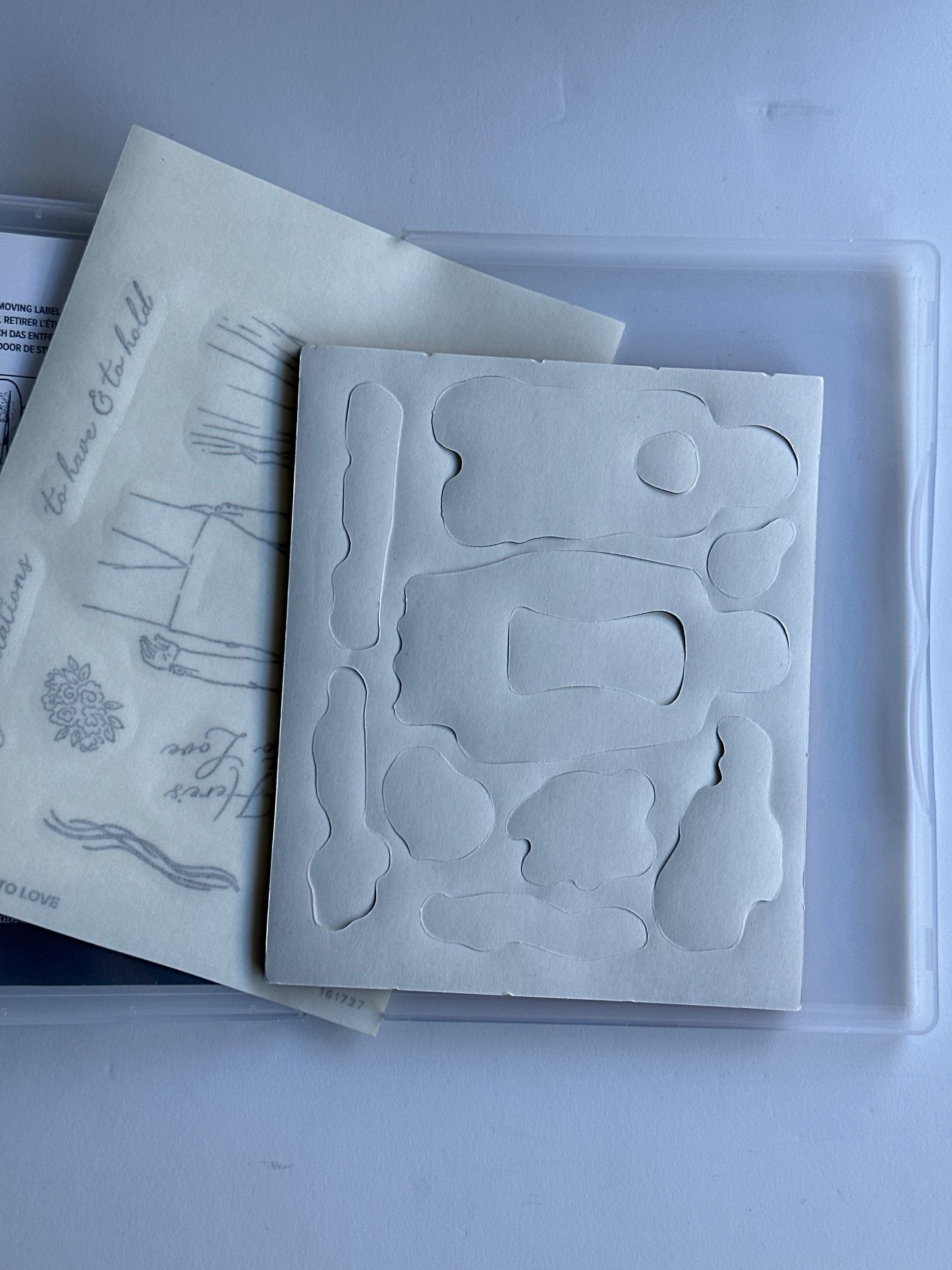 Here's to Love | Retired Cling Mount Stamp Set | BRAND NEW, NEVER USED | Stampin' Up!