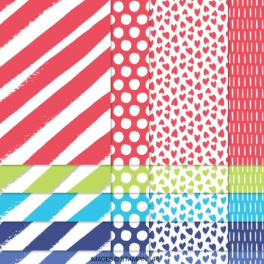 2022-24 InColour DSP | 10 Sheets SHARE | Retired Paper | Stampin' Up!