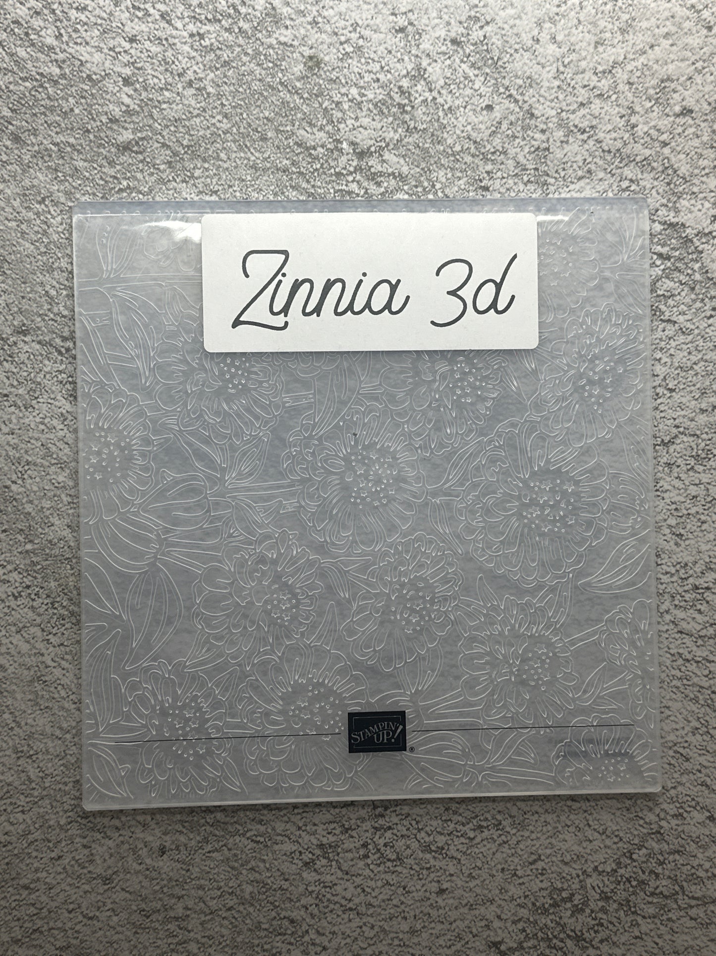 Zinnia 3D Embossing Folder | Retired Embossing Folder | Stampin' Up!