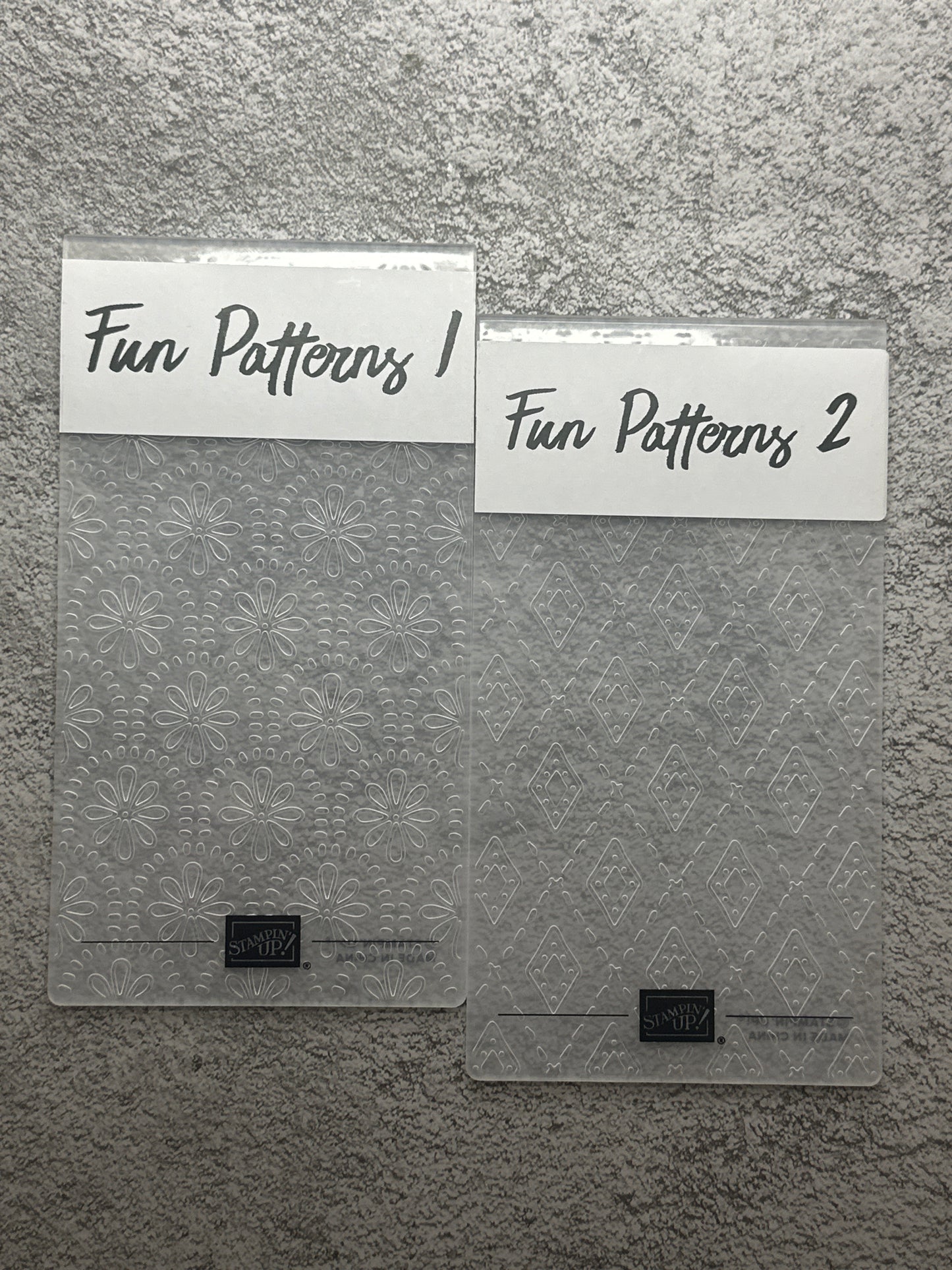 Fun Patterns Folder | Retired Embossing Folder (Set) | Stampin' Up!