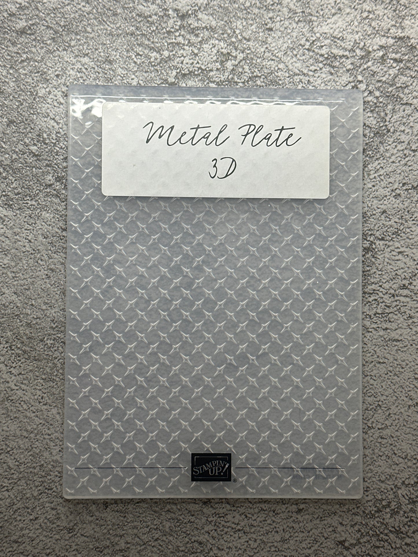Metal Plate 3D Embossing Folder | Retired Embossing Folder | Stampin' Up!