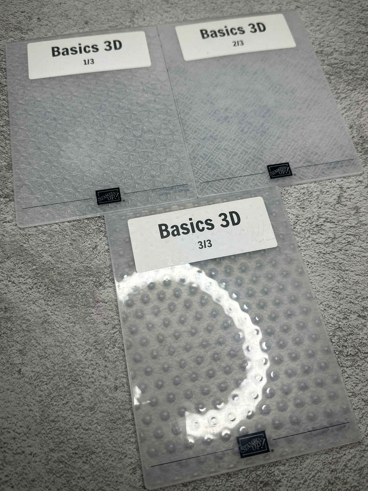 Basics Embossing Folders | Retired Embossing Folder (Set 3) | Stampin' Up!