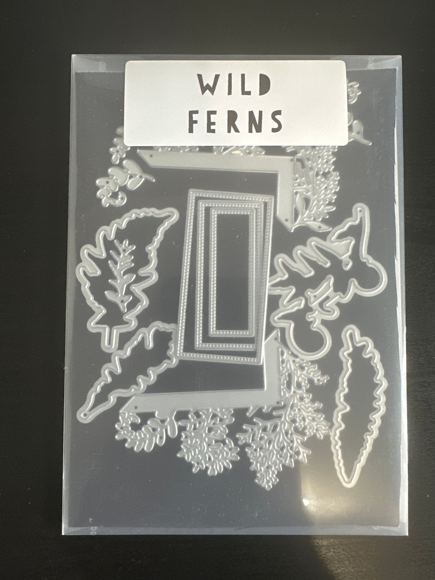 Wild Ferns Bundle | Retired Cling Mount Stamp Set and Dies | Stampin' Up!