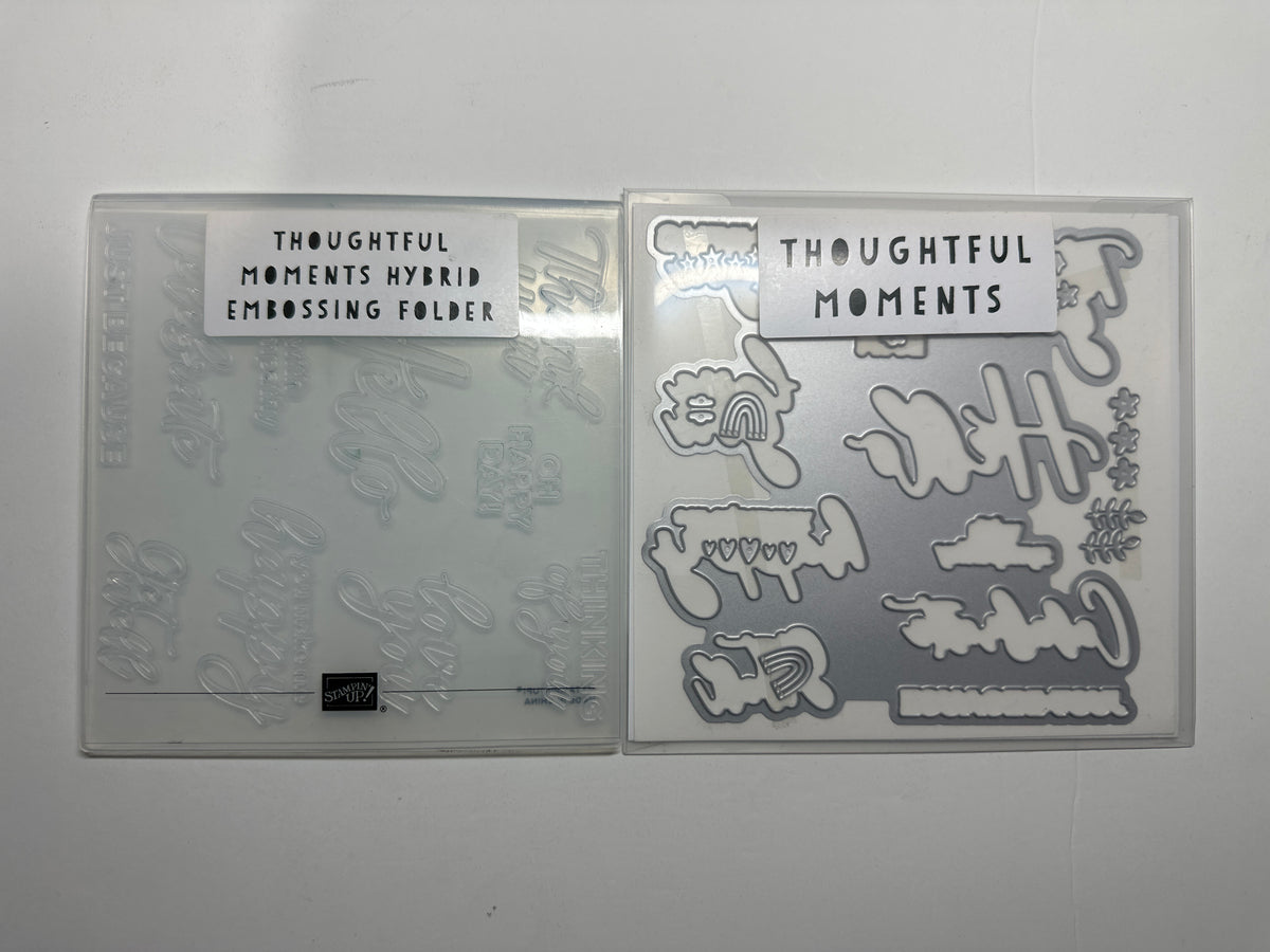 Thoughtful Moments Hybrid Embossing Folder / Dies | Retired Die Collection and Folder | Stampin' Up!