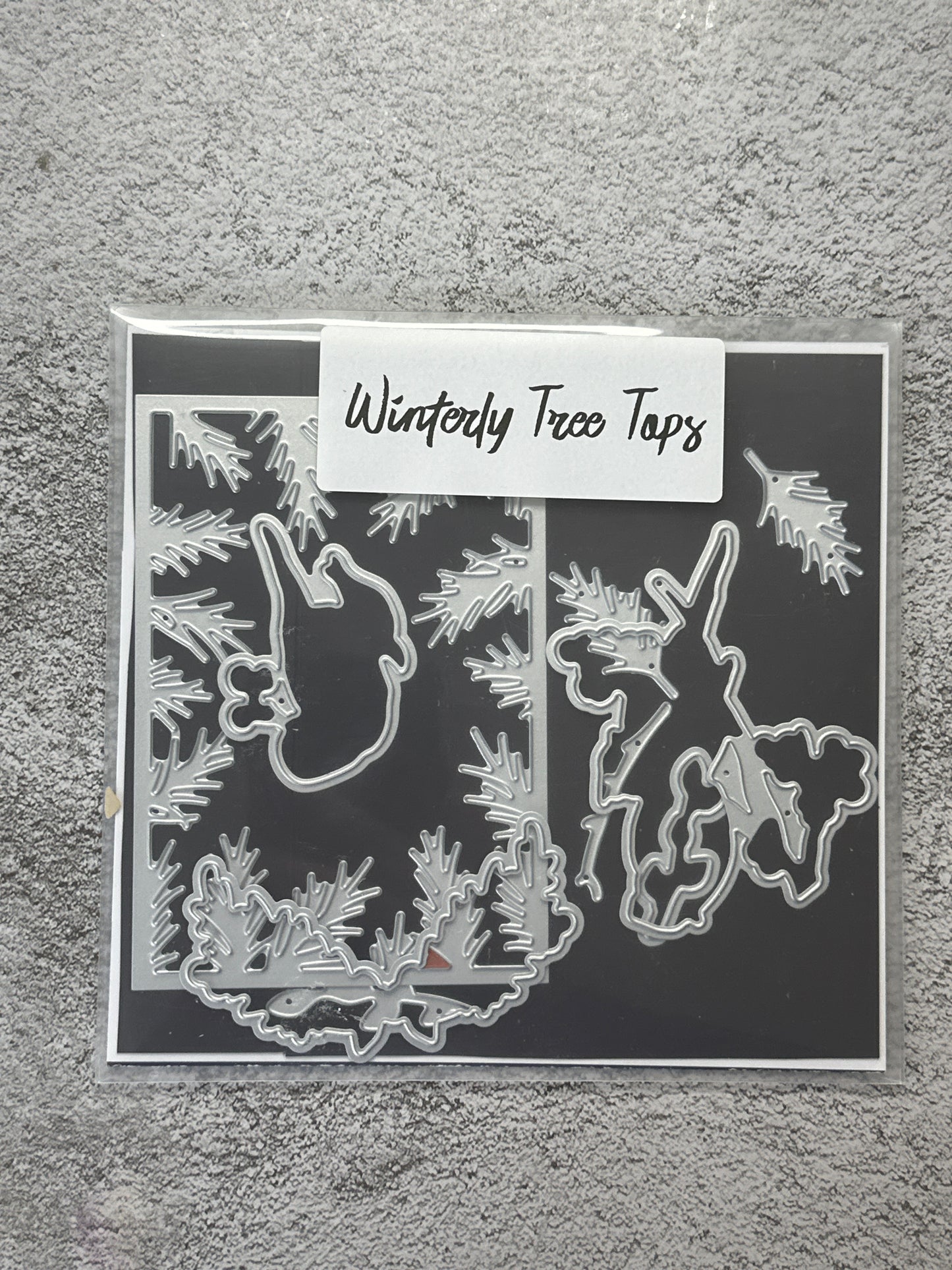 Winterly Tree Tops Bundle | Retired Cling Mount Stamp Set and Dies | Stampin' Up!