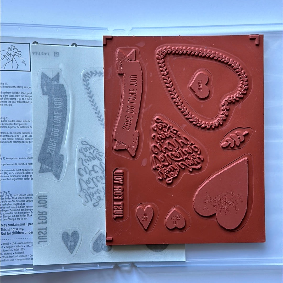 Sure Do Love You | Retired Clear Mount Stamp Set | Stampin' Up!