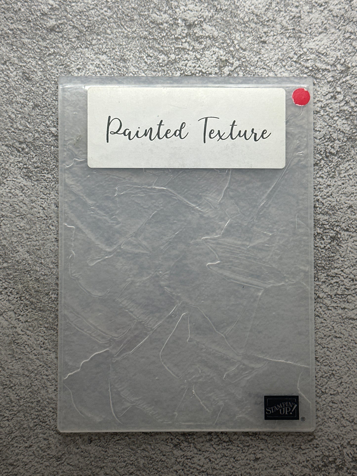 Painted Texture 3D Embossing Folder | Retired Embossing Folder | Stampin' Up!