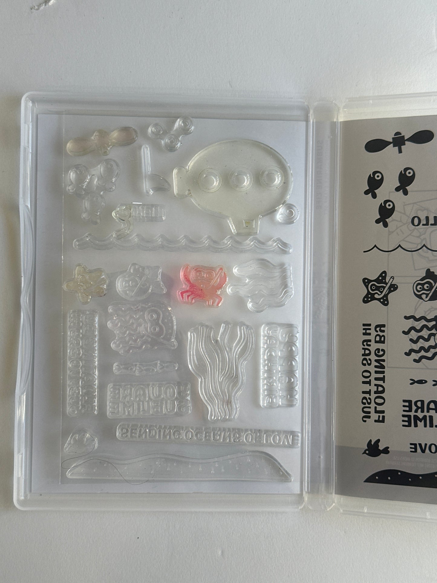 Submarine Life | Retired Photopolymer Mount Stamp Set | Stampin' Up!