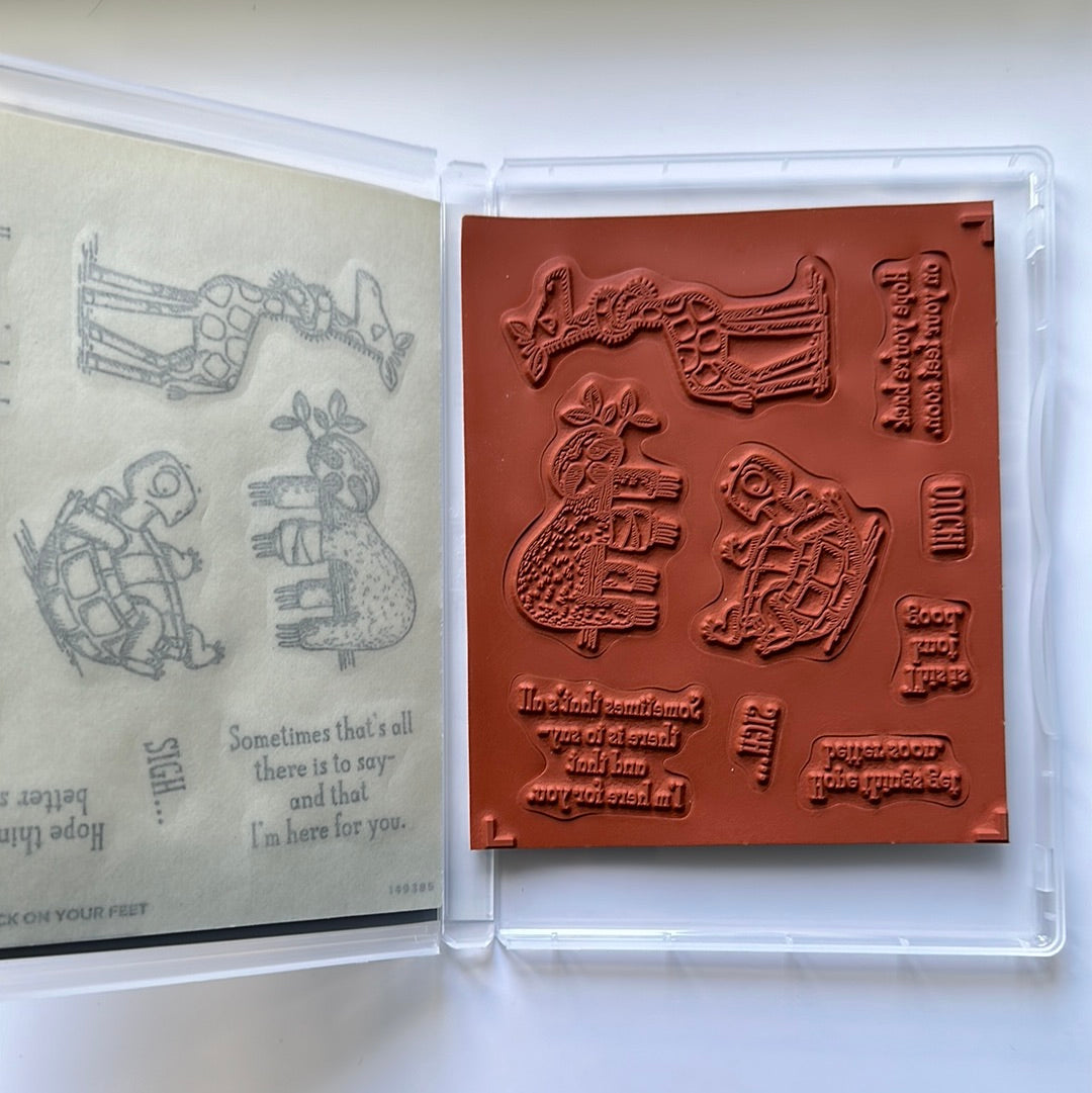 Back on Your Feet | Retired Cling Mount Stamp Set | Stampin' Up!