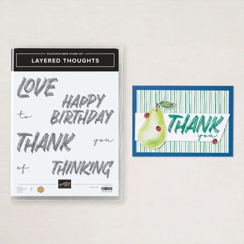 Layered Thoughts | Retired Photopolymer Stamp Set | Stampin' Up!