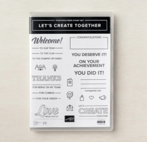 Lets Create Together | Retired Photopolymer Stamp Set | Stampin' Up!