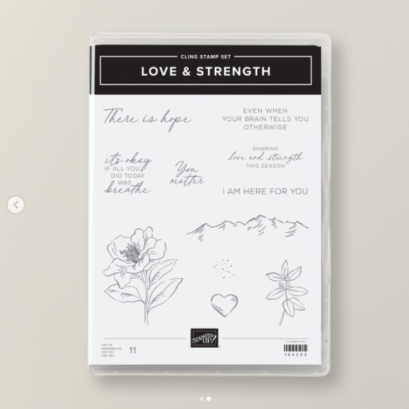 Love & Strength | Retired Cling Mount Stamp Set | Stampin' Up!