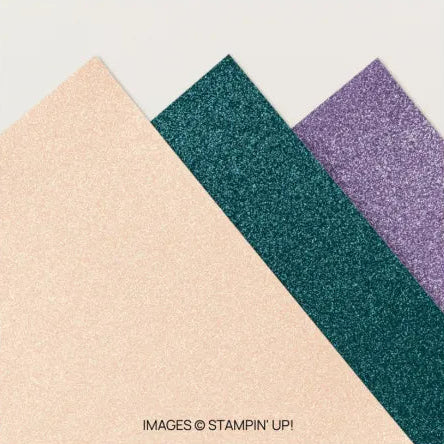 3-Colour Glimmer Paper | 6 Sheets SHARE | Retired Paper | Stampin' Up!