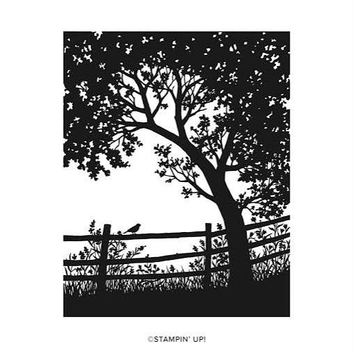 Peaceful View | Retired Cling Mount Stamp Set | Stampin' Up!