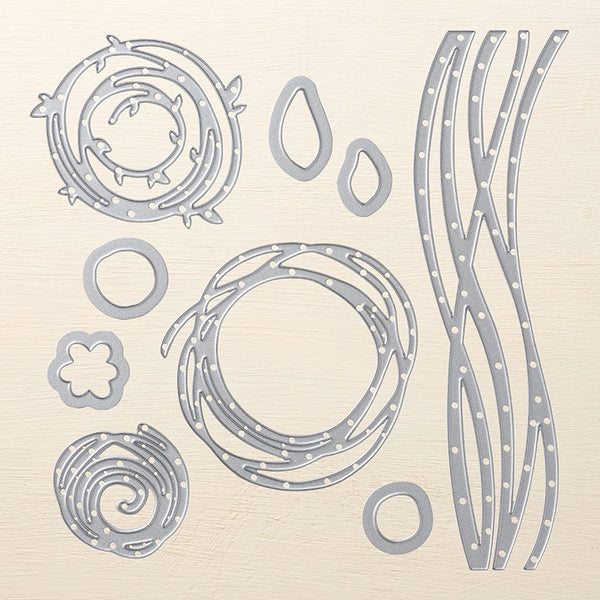 Swirly Scribbles Thinlits Dies | Retired Framelits/Dies Collection | Stampin' Up!