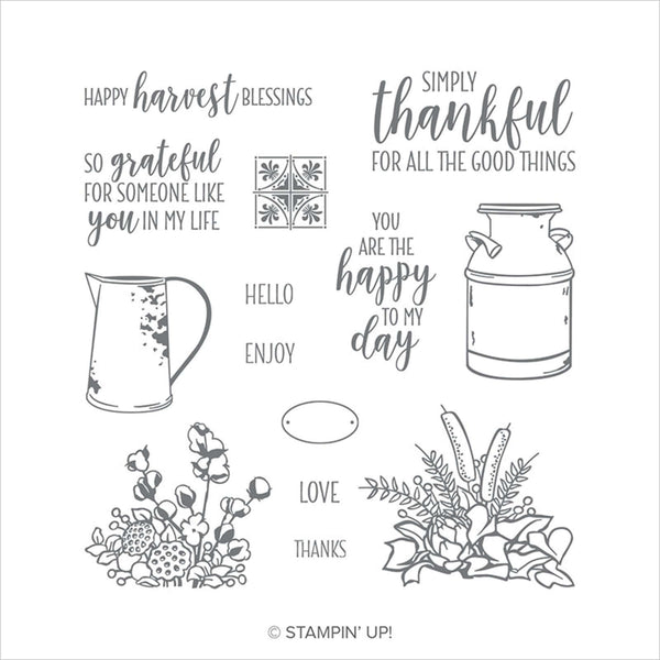 Country Home | Retired Photopolymer Stamp Set | Stampin' Up!