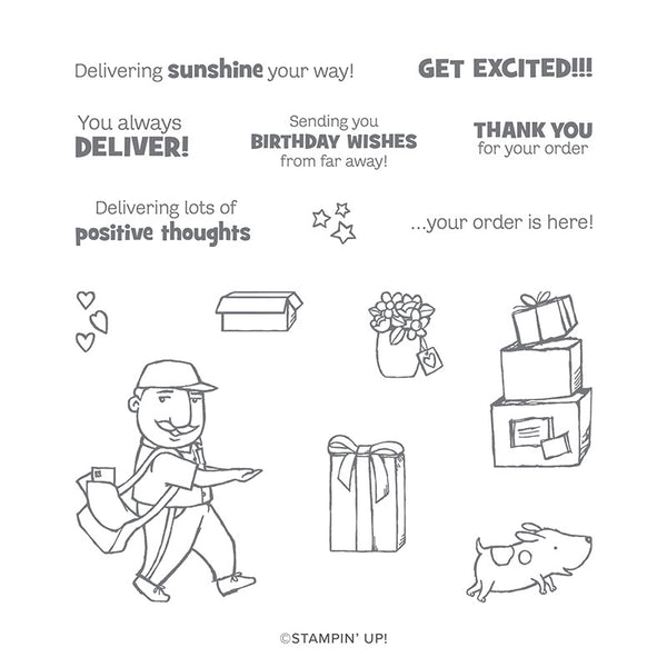 You Always Deliver | Retired Photopolymer Stamp Set | Stampin' Up!