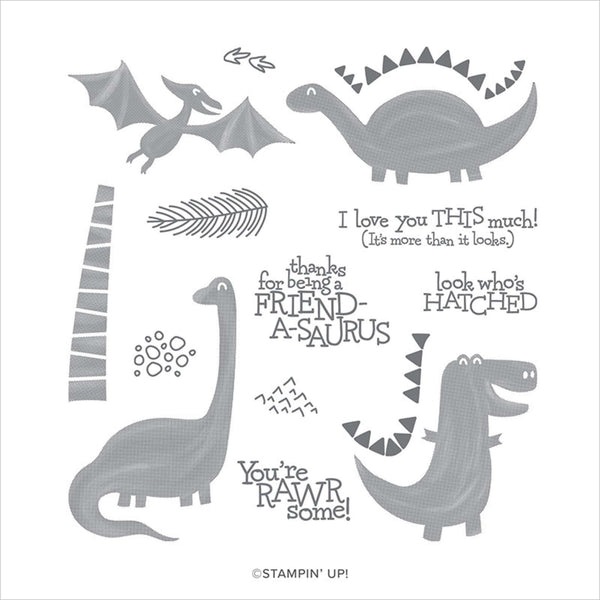 Dino Days | Retired Photopolymer Stamp Set | Stampin' Up!