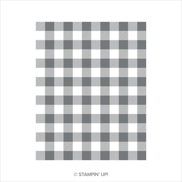 Buffalo Check | Retired Cling Mount Stamp Set | Stampin' Up!