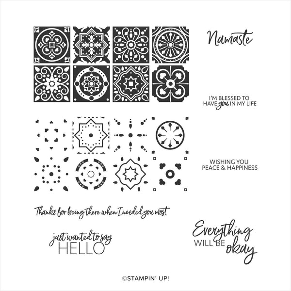 Today's Tiles | Retired Photopolymer Stamp Set | Stampin' Up!