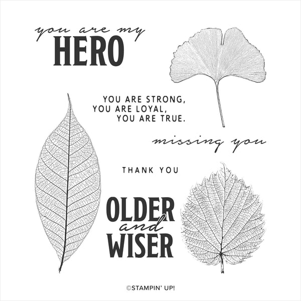 Loyal Leaves | Retired Cling Mount Stamp Set | Stampin' Up!