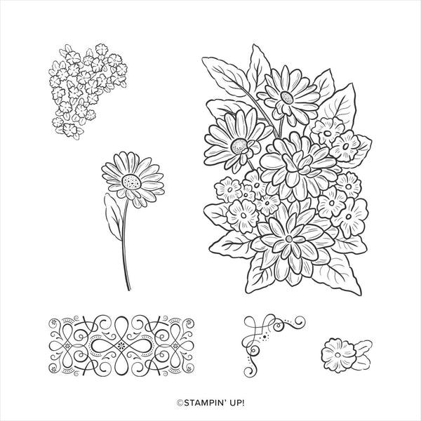 Ornate Style | Retired Cling Mount Stamp Set | Stampin' Up!