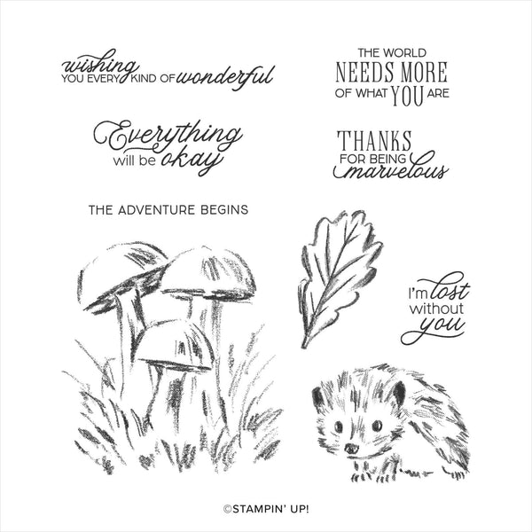 Walk in the Woods | Retired Cling Mount Stamp Set | Stampin' Up!