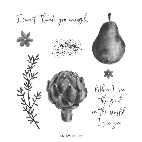 See The Good | Retired Cling Mount Stamp Set | Stampin' Up!