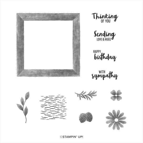 Framed for You | Retired Cling Mount Stamp Set | Stampin' Up!