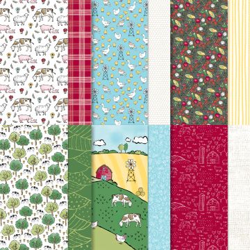 Day at the Farm DSP | 12 Sheets - Full Pack | Brand New, Unopened | Stampin' Up!