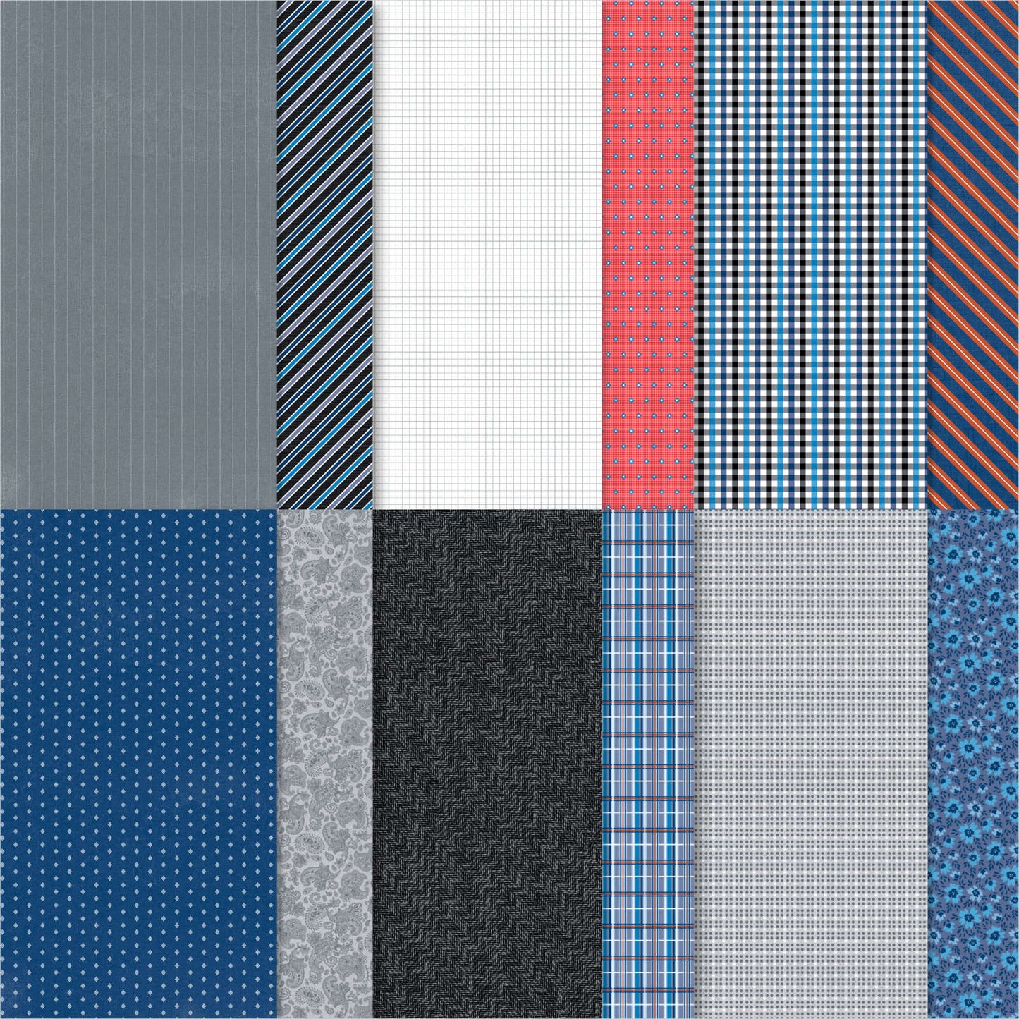 Well Suited DSP | 6 Sheets | Retired Paper | Stampin' Up!