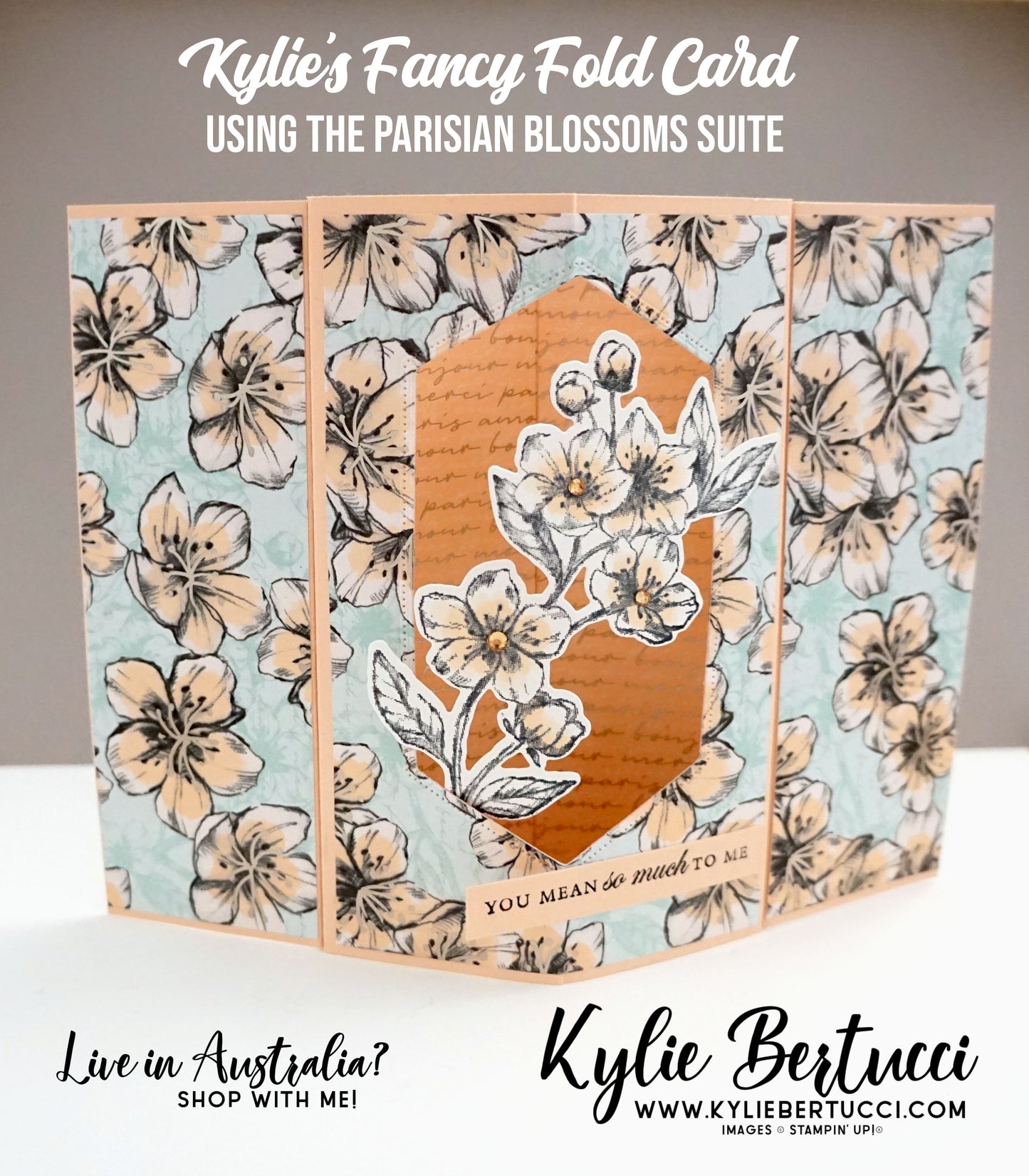 Kylie's Fancy Fold Tutorial - Pop up card