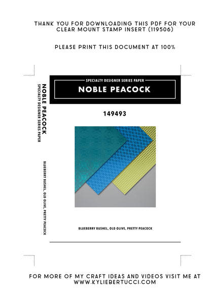 RETIRED Kylie's #loveitchopit and Storage Clear Insert PDFs (Instant Download)