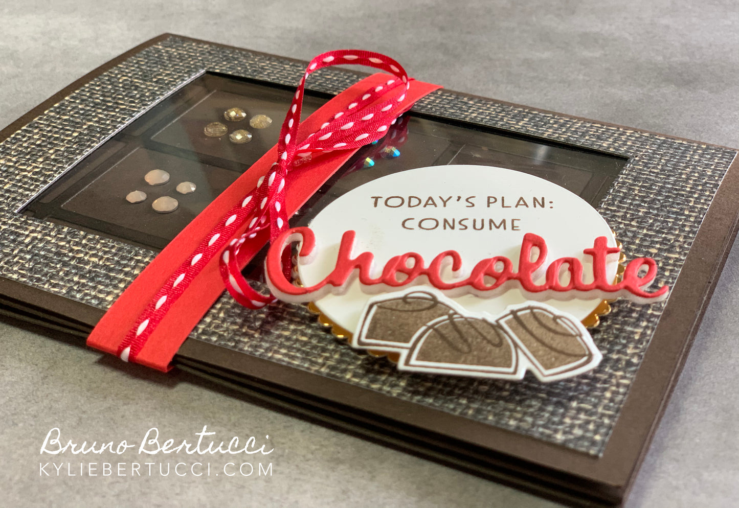 Chocolate Box Card Tutorial