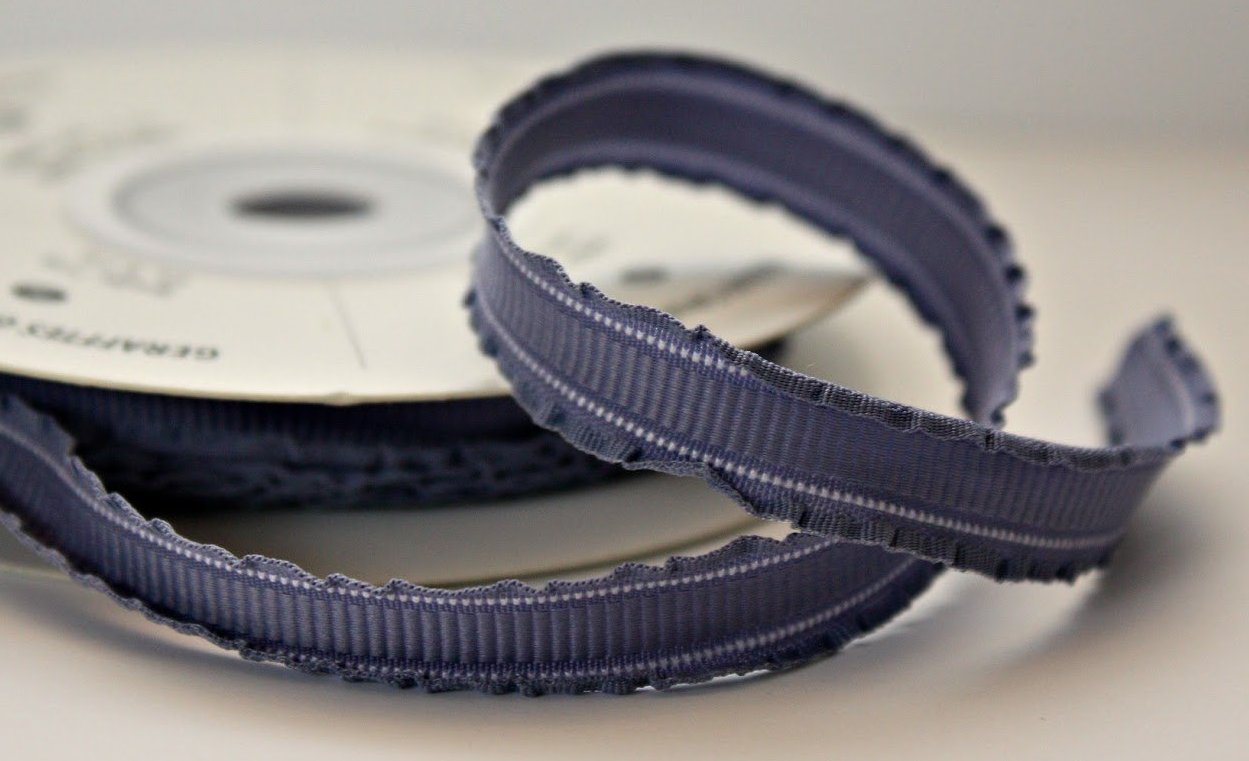 Wisteria Wonder | Ruffled Ribbon, 3/8" wide, Approx 9.1m | Retired | Brand New