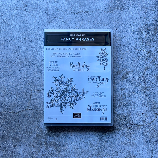 Fancy Phrases | Retired Cling Mount Stamp Set | Stampin' Up!