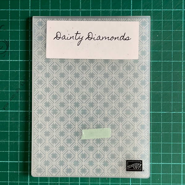 Dainty Diamonds 3D Embossing Folder | Retired Embossing Folder | Stampin' Up!