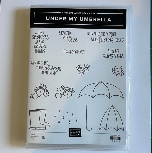 Under My Umbrella | Retired Photopolymer Stamp Set | Stampin' Up!