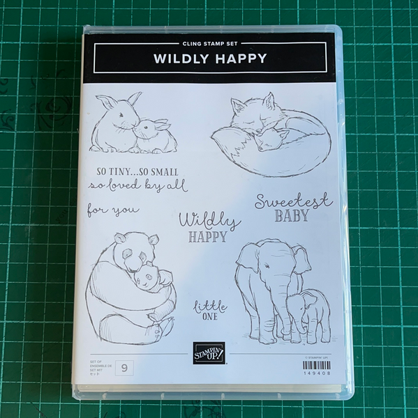 Wildly Happy | Retired Cling Mount Stamp Set | Stampin' Up!