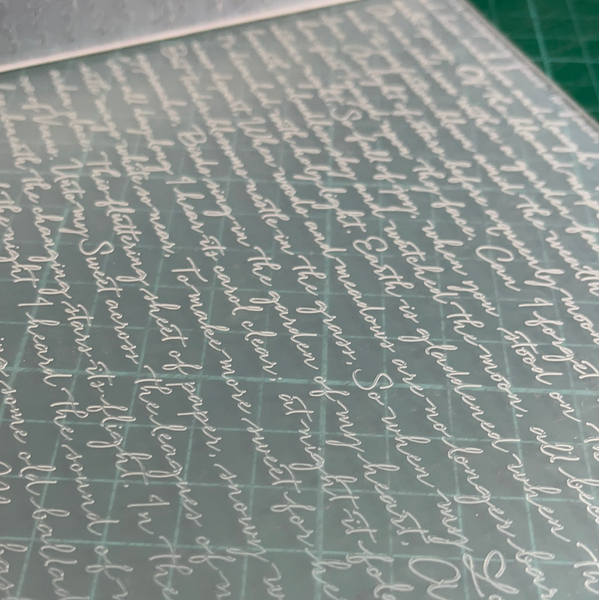 Scripty 3D Embossing Folder | Retired Embossing Folder | Stampin' Up!