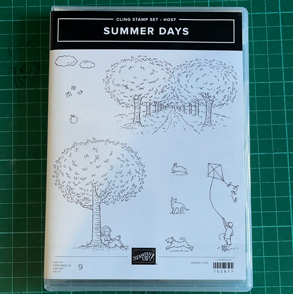 Summer Days | Retired HOST Cling Mount Stamp Set | Stampin' Up!