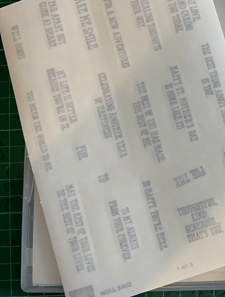 Well Said | Retired Cling Mount Stamp Set | Stampin' Up!