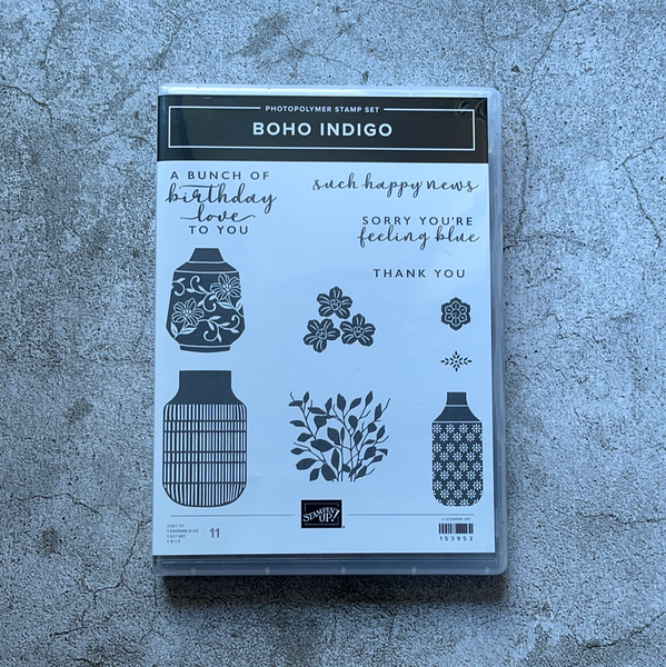 Boho Indigo | Retired Photopolymer Stamp Set | Stampin' Up!