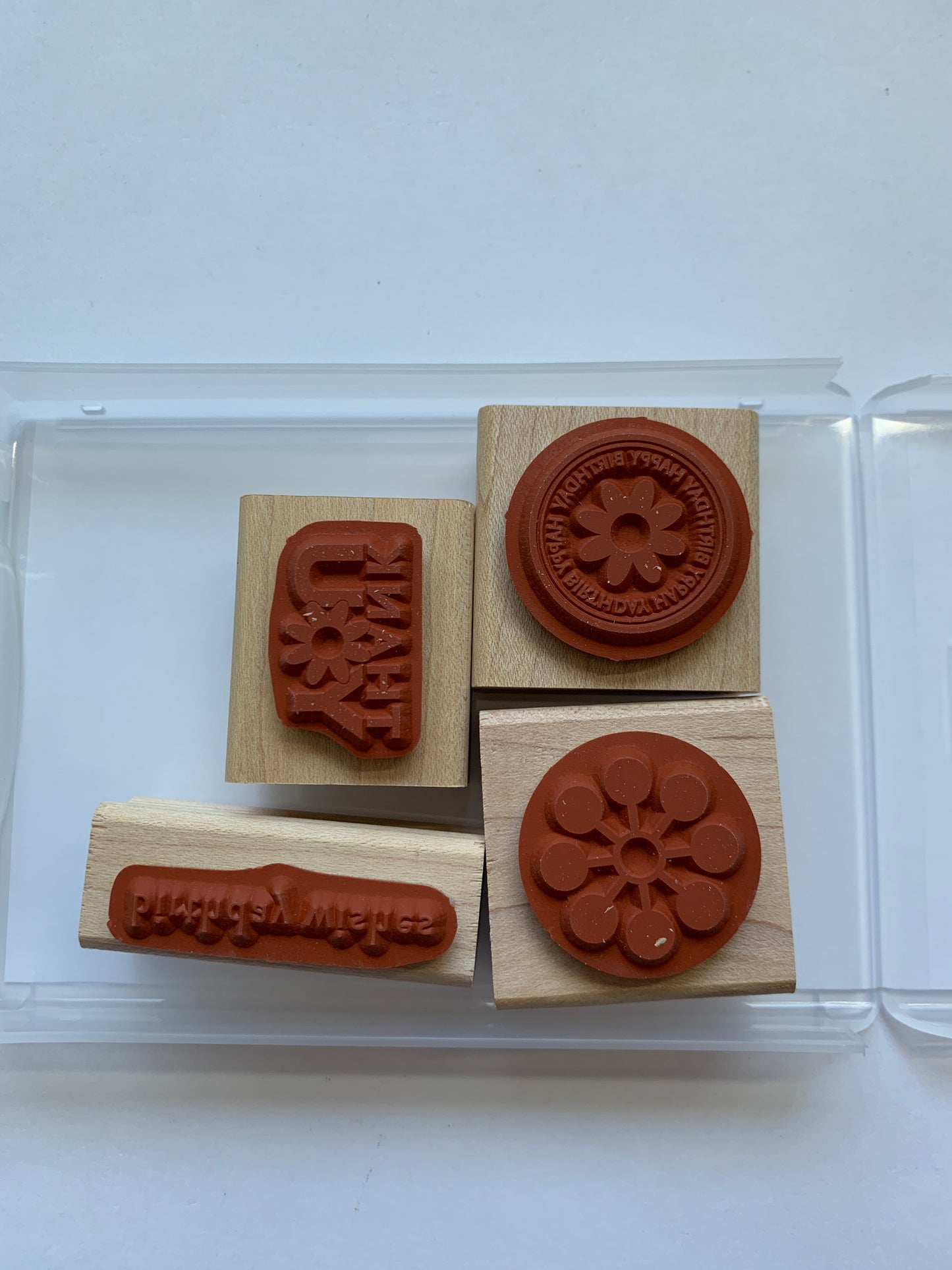 Wow Flowers | Retired Wood Mount Stamp Set | Stampin' Up!