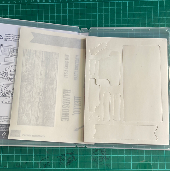 Pallet Thoughts | Retired Cling Mount Stamp Set | Stampin' Up!