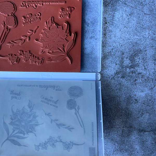 Flowering Blooms | Retired Cling Mount Stamp Set | Stampin' Up!