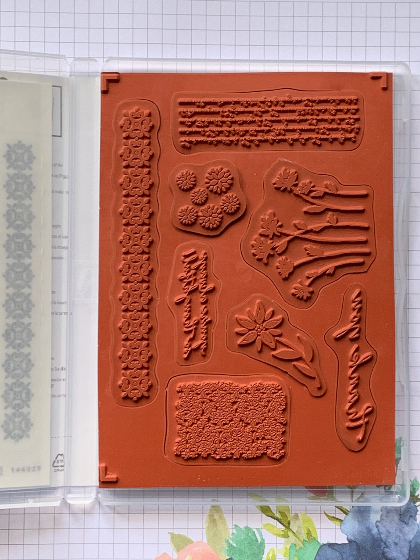 Background Bits | Retired Clear Mount Stamp Set | Stampin' Up!