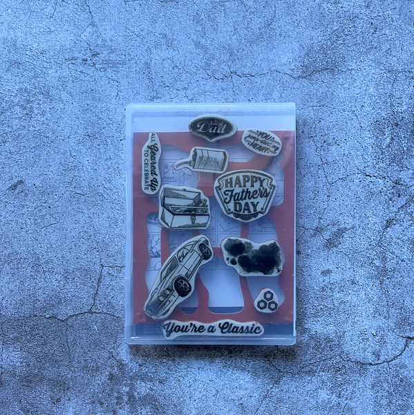 Geared Up Garage | Retired Cling Mount Stamp Set | Stampin' Up!