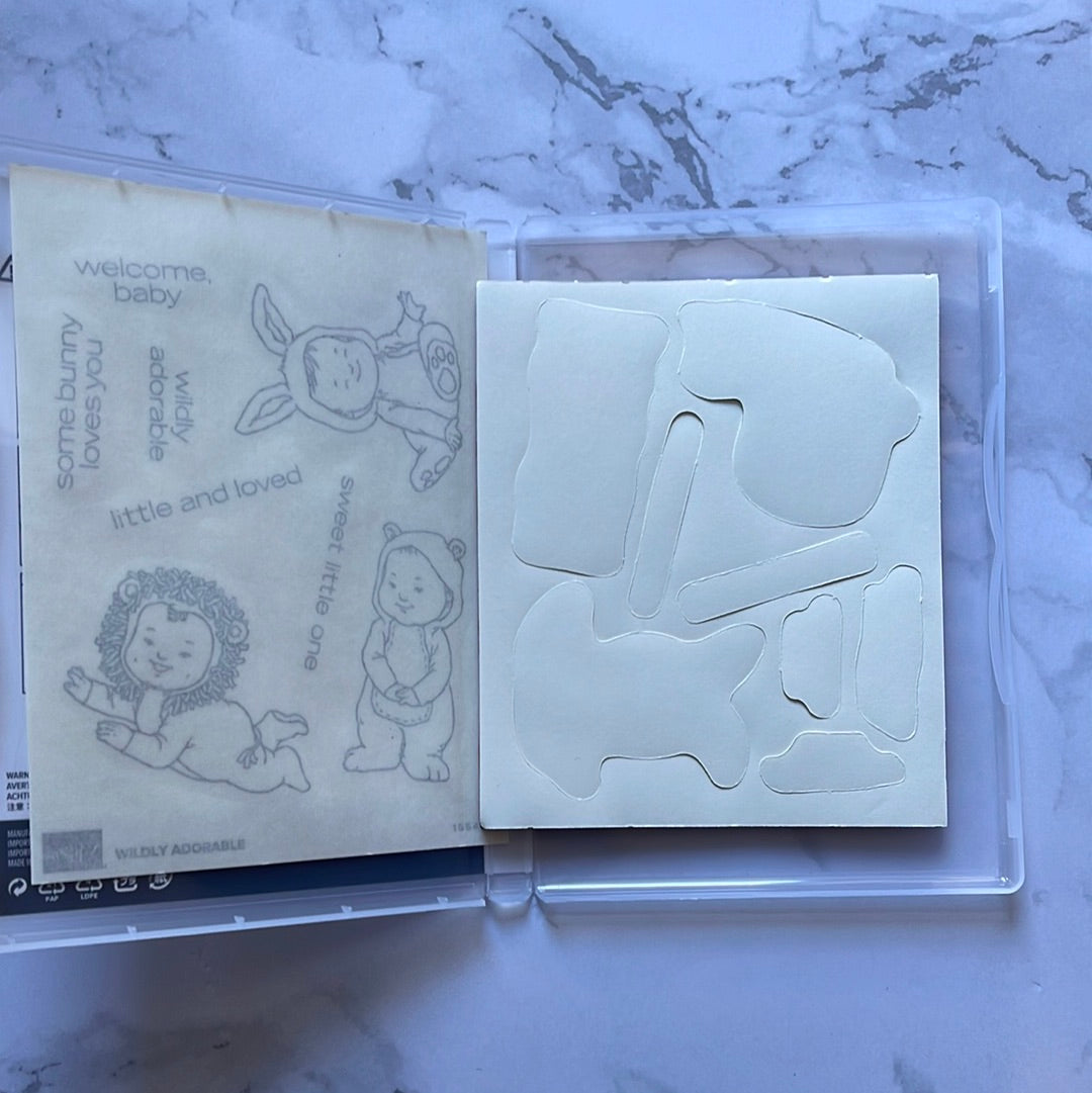 Wildly Adorable | Retired Cling Mount Stamp Set | Stampin' Up!