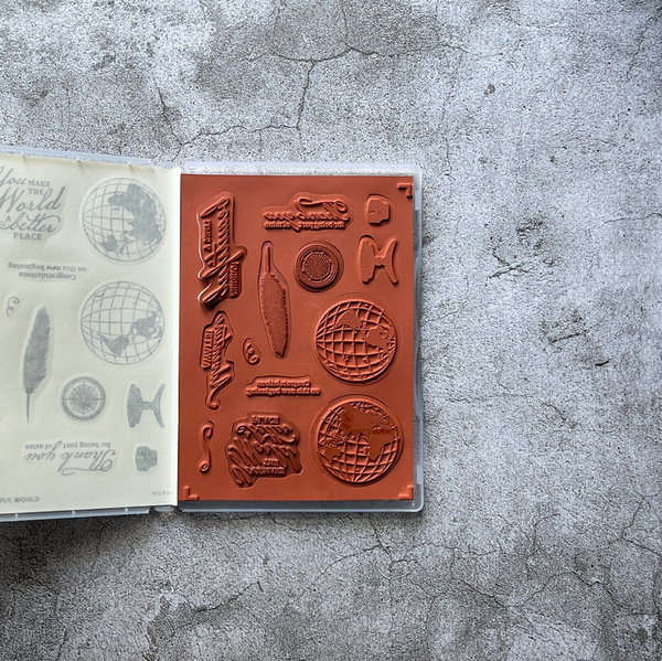 Beautiful World | Retired Cling Mount Stamp Set | Stampin' Up!